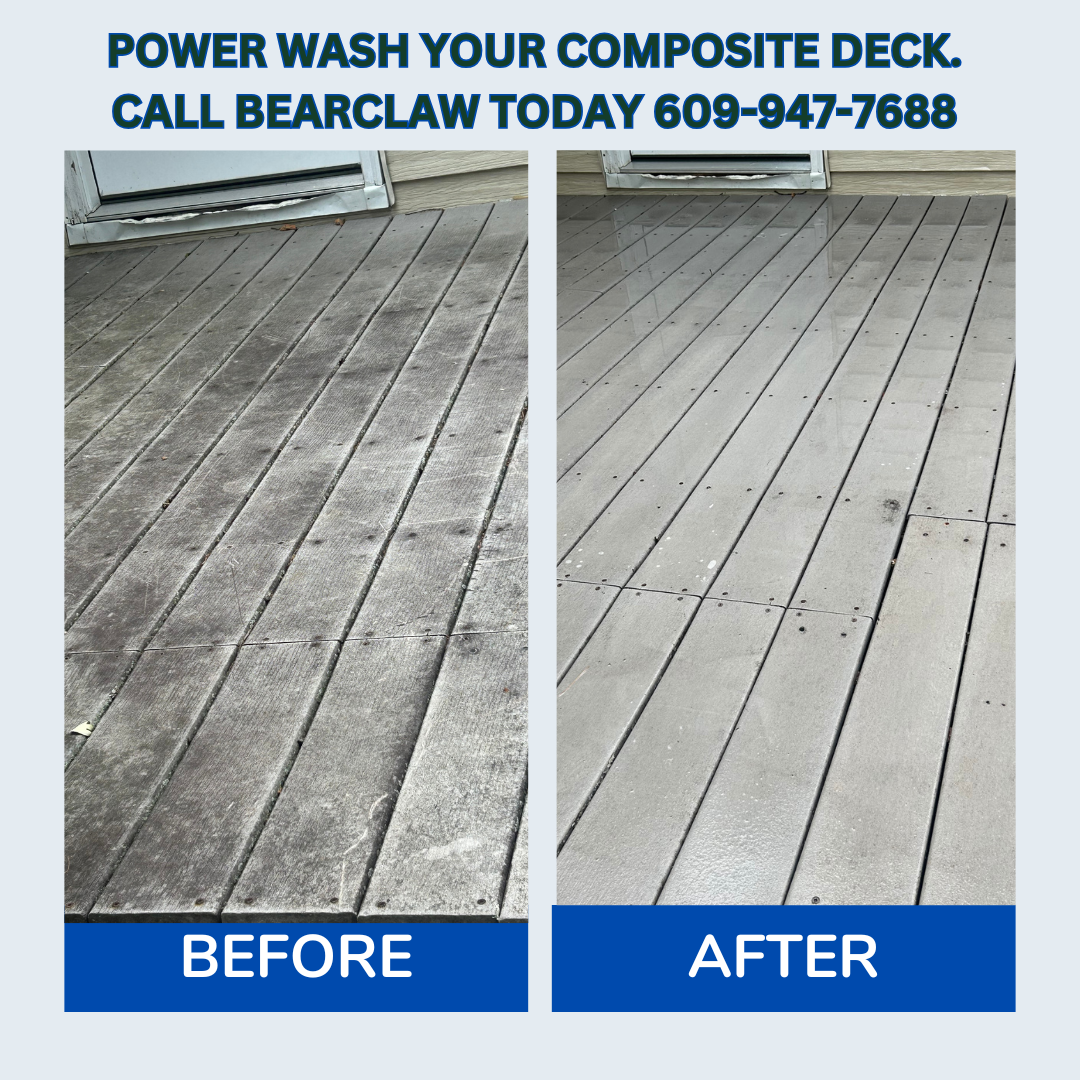 Composite Deck Cleaning in Hamilton, Princeton & Pennington, NJ | BearClaw Power Washing